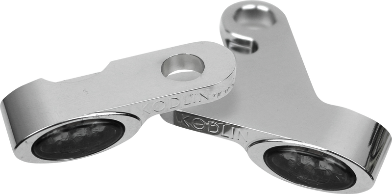 KODLIN USA LED 2-1 FRONT TURN SIGNAL w/ RUNNING LIGHT - CHROME