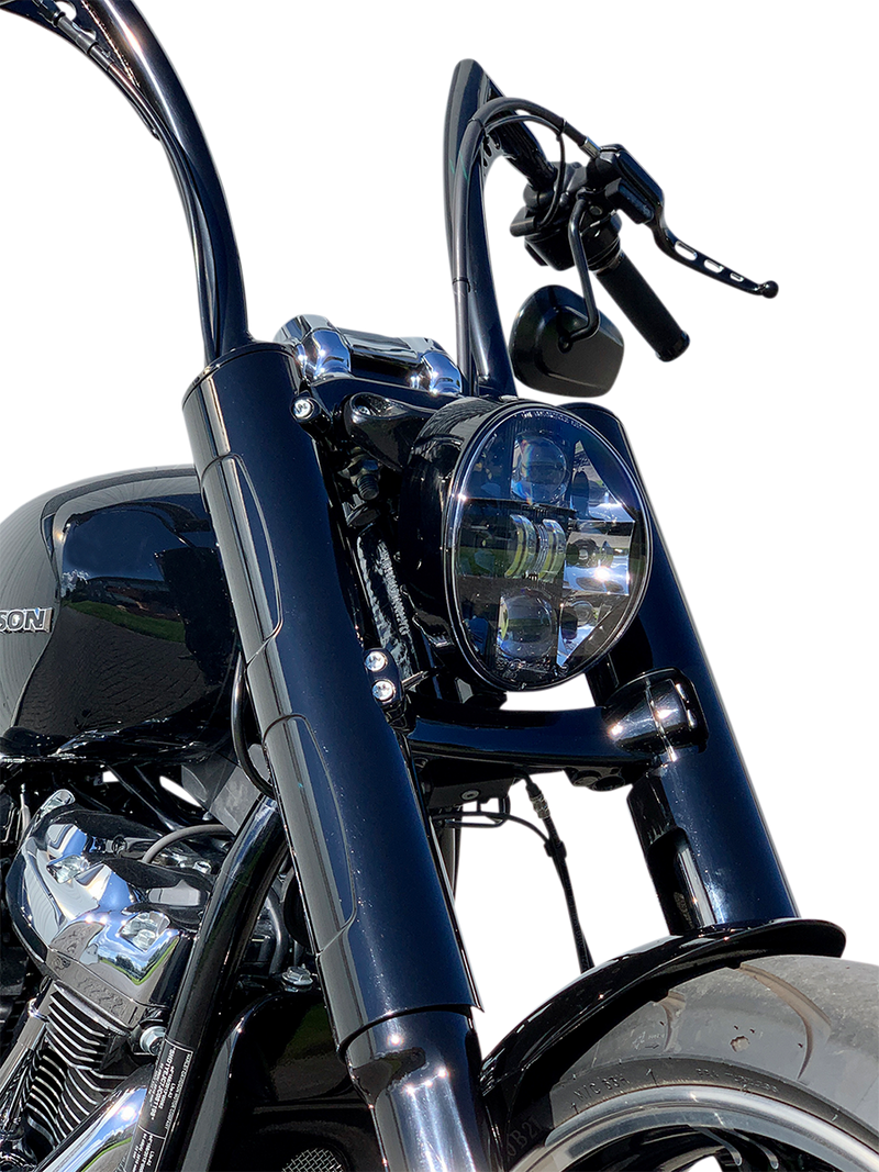 KODLIN USA FORK COVER - SOFTAIL MODELS BLACK