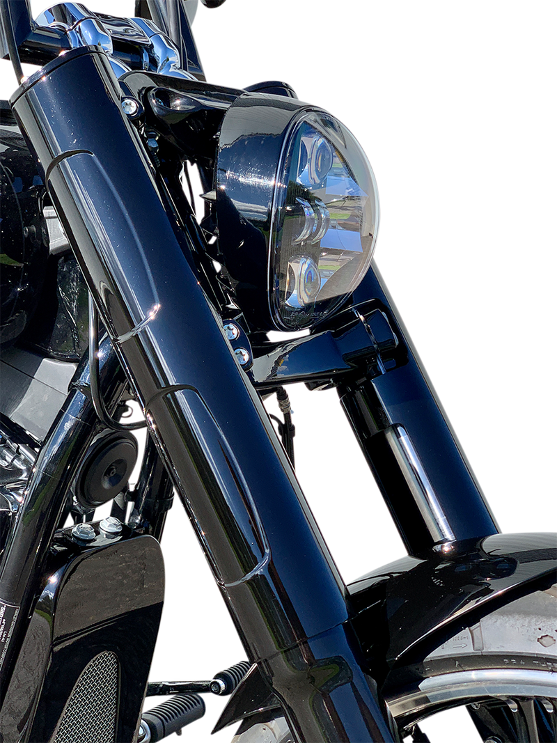 KODLIN USA FORK COVER - SOFTAIL MODELS BLACK