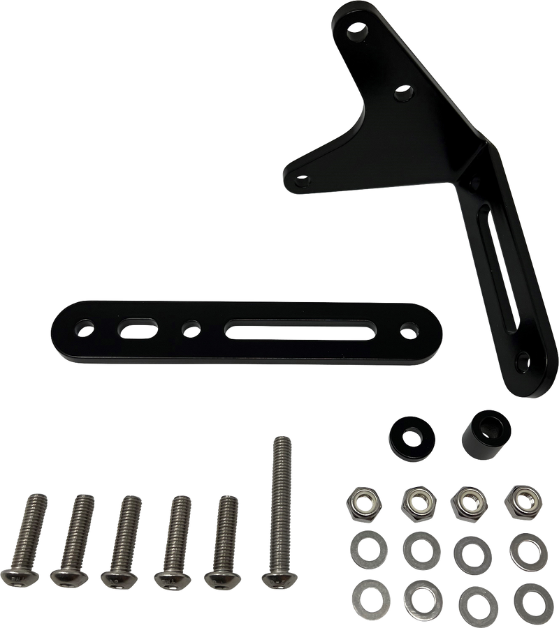 KODLIN USA LICENSE PLATE BRACKET - SPORTSTER S - BLACK
