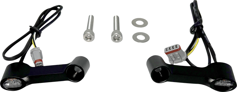 KODLIN USA FRONT TURN SIGNALS - SPORTSTER S - BLACK