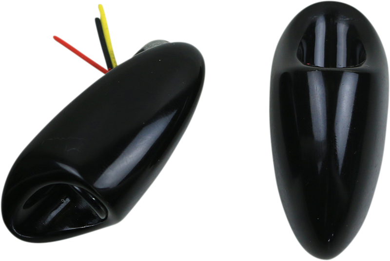 KODLIN USA 3-1 MINI FENDER STRUT INDICATOR LIGHTS - BLACK