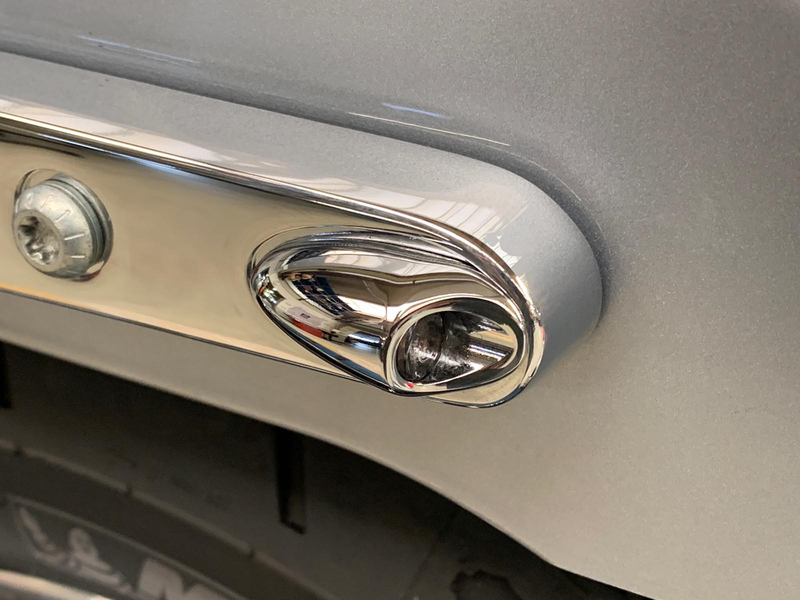 KODLIN USA 3-1 MINI FENDER STRUT INDICATOR LIGHTS - CHROME