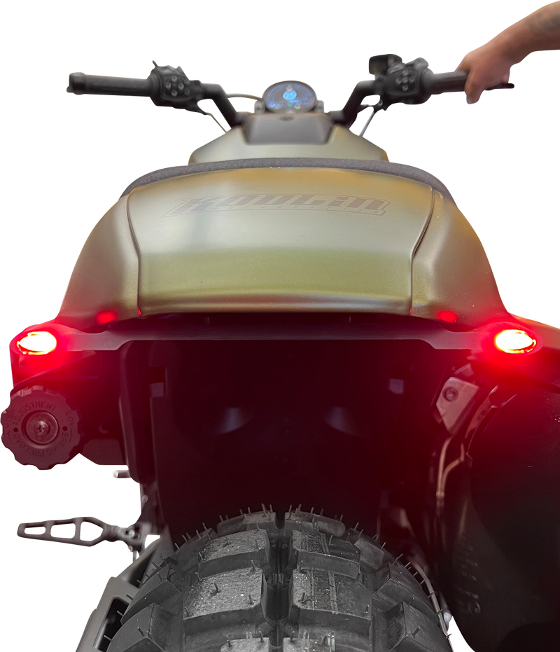 KODLIN USA REAR LIGHT BAR - SPORTSTER S - BLACK