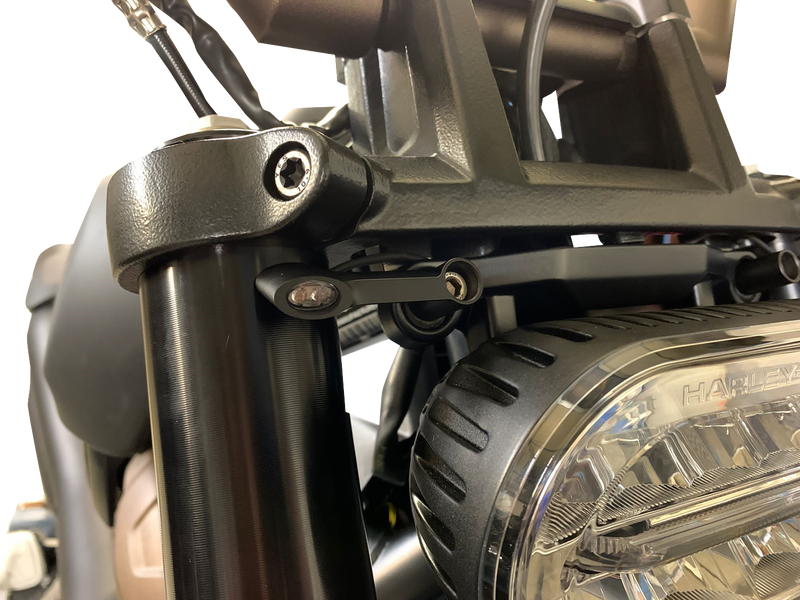 KODLIN USA FRONT TURN SIGNALS - SPORTSTER S - BLACK