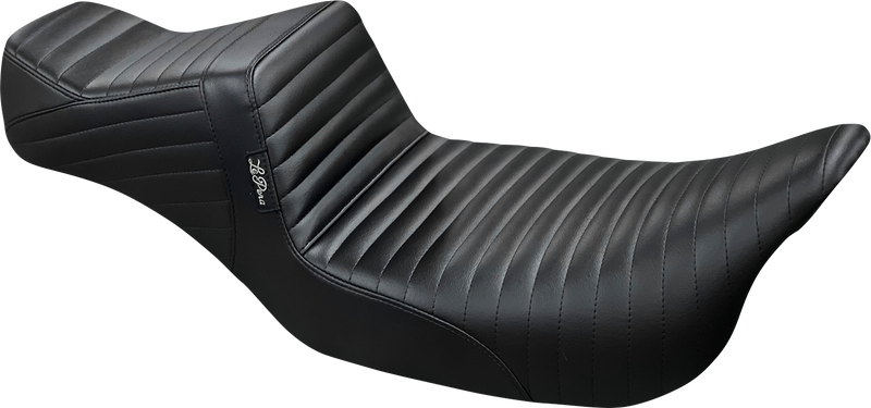 LE PERA Tailwhip Daddy Long Legs Seat - Pleated - Black - Touring '08-'23
