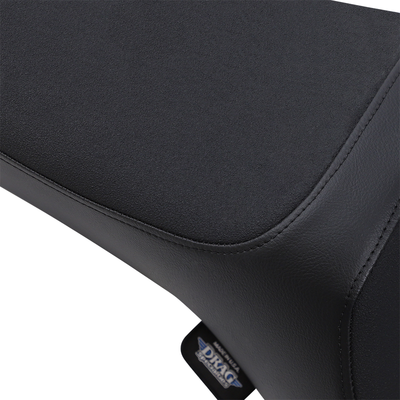 DRAG SPECIALTIES Predator III Slip Stop Smooth Seat - Black - Dyna '06-'17