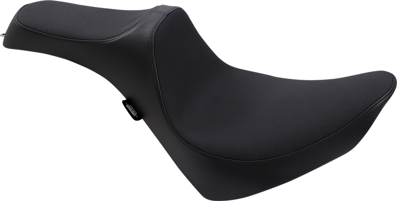 DRAG SPECIALTIES Predator III Slip Stop Smooth Vinyl Seat - Black - Softail '18-'23