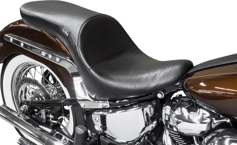LE PERA Maverick Seat - Stitched - Black - Softail '18-'23