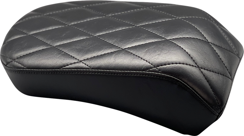 LE PERA Bare Bones Pillion Pad - Diamond - Black - Softail '18-'22