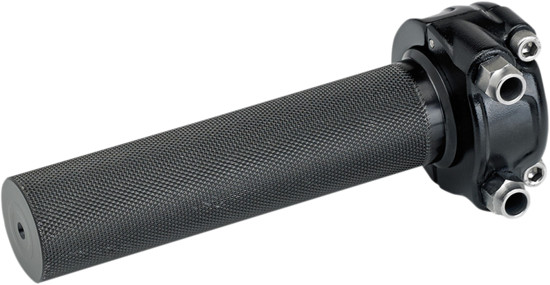 BILTWELL Throttle - Dual Cable - Whiskey - Black