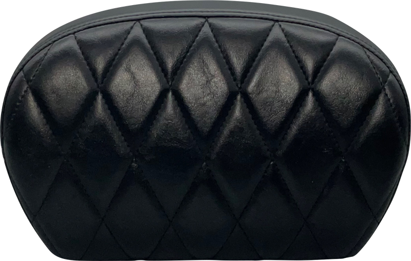 LE PERA Sissy Bar Pad - Large - Vinyl - Single Diamond - Shiny Black - '08-'22 SOFTAIL & TOURING
