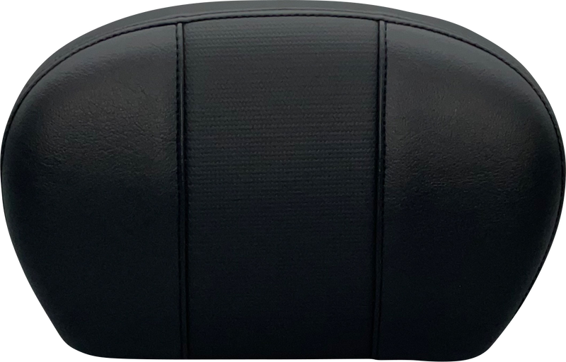 LE PERA Sissy Bar Pad - Large - GT 3/HR 3 Inlay - Dull Black - '08-'22 SOFTAIL & TOURING