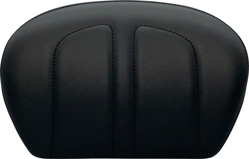 LE PERA Sissy Bar Pad - Large - Maverick Stitch - Dull Black - '08-'22 SOFTAIL & TOURING