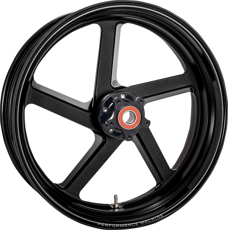 PERFORMANCE MACHINE (PM) Wheel - Pro-Am Race - Front - Dual Disc/with ABS - Black Ops* - 17x3.5 - '08-'22 TOURING