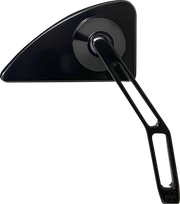 PRO-ONE PERF.MFG. Mirror - Mini w/V2 Cut-Out Stem - Black - Right 102130B