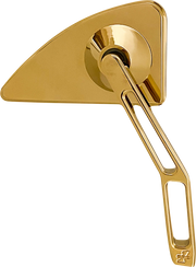 PRO-ONE PERF.MFG. Mirror - Mini w/V2 Cut-Out Stem - Gold - Right 102130TIN