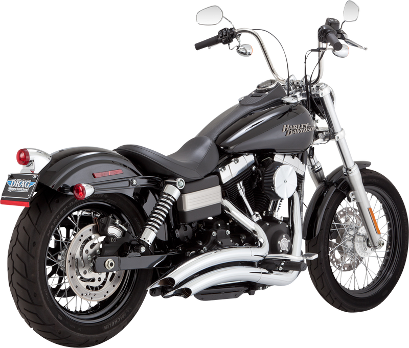 VANCE & HINES Big Radius Exhaust System - Chrome - '10-'17 DYNA MODELS