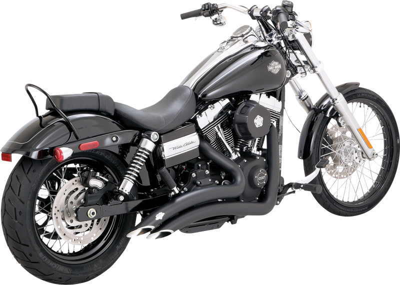 VANCE & HINES Big Radius Exhaust System - Black - '10-'17 DYNA MODELS