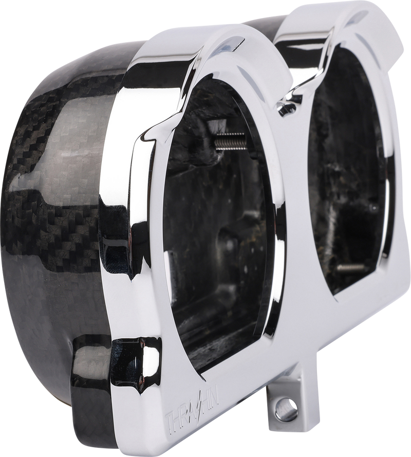 THRASHIN SUPPLY CO. Gauge Relocation Kit - Chrome