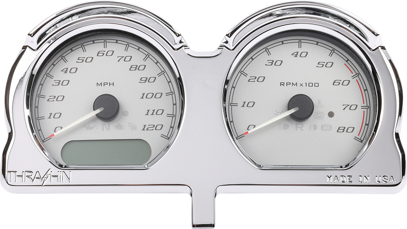 THRASHIN SUPPLY CO. Gauge Relocation Kit - Chrome