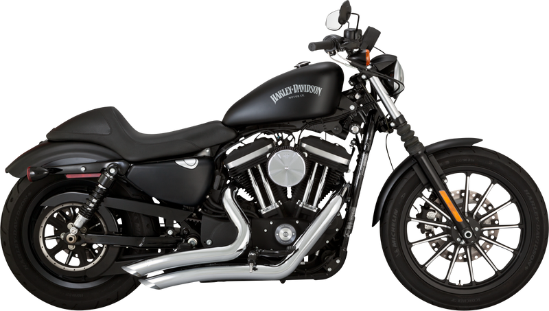 VANCE & HINES Big Radius Exhaust System - Chrome - '14-'21 SPORTSTER MODELS