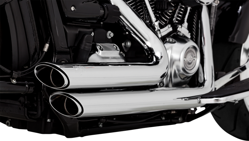 VANCE & HINES Shortshots Staggered Exhaust System - Chrome - Softail '18-'24