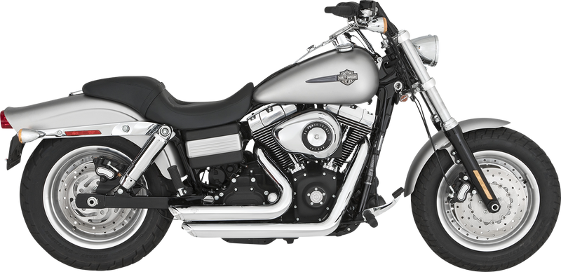VANCE & HINES Shortshots Staggered Exhaust System - Chrome - Dyna '06-'09