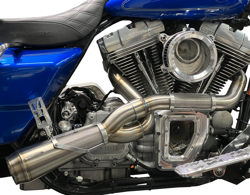 TRASK 2-into-1 Big Sexy Exhaust System - Raw Stainless Steel