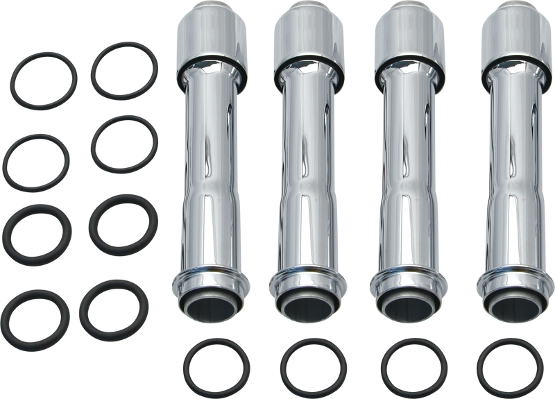 S&S CYCLE Pushrod Cover Kit - Chrome