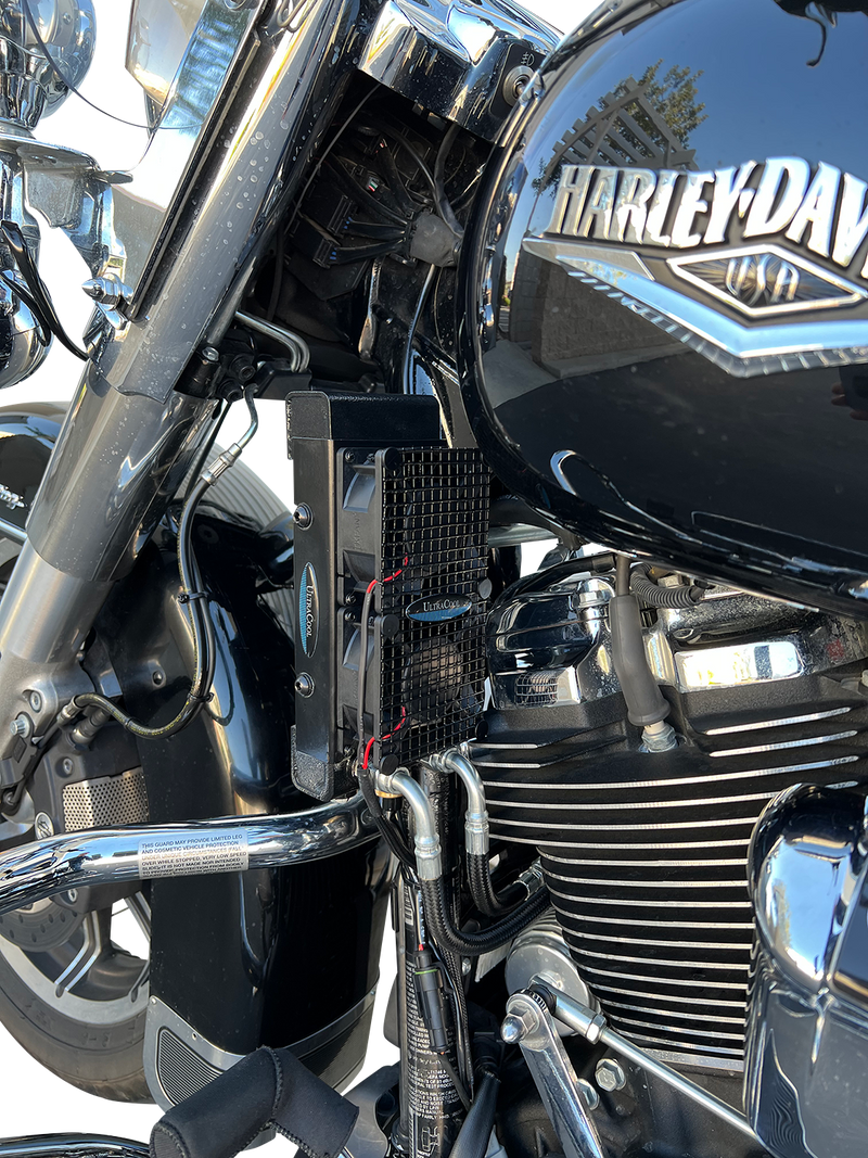 ULTRACOOL Side Mount Oil Cooler Kit - Naked - Black SMT8-5N