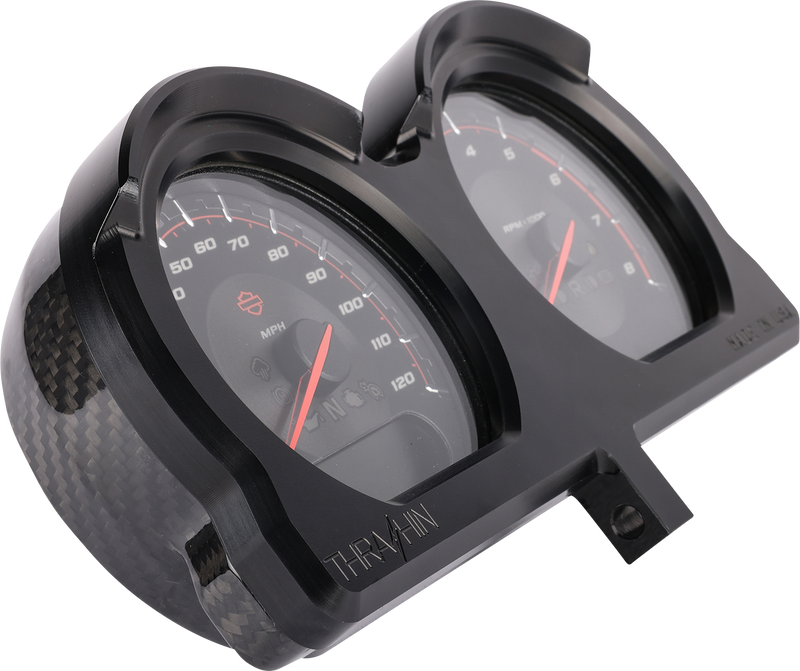 THRASHIN SUPPLY CO. Gauge Relocation Kit - Black