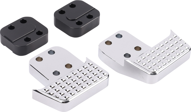 THRASHIN SUPPLY CO. Apex Floorboard Tail Extension With Lift Kit Chrome