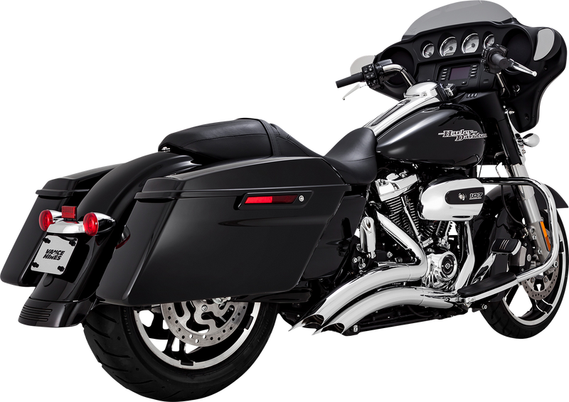 VANCE & HINES Big Radius Exhaust System - Chrome - '17-'24 TOURING MODELS