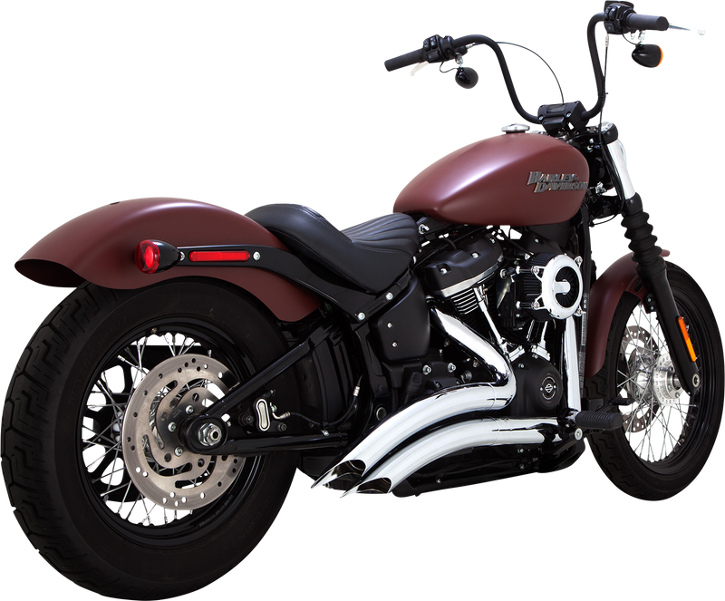 VANCE & HINES Big Radius Exhaust System - Chrome - '18-'24 SOFTAIL MODELS