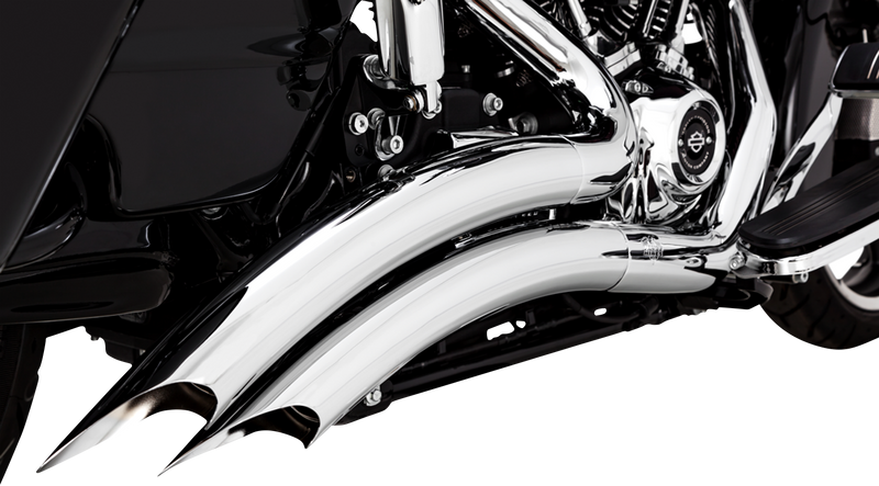 VANCE & HINES Big Radius Exhaust System - Chrome - '17-'24 TOURING MODELS