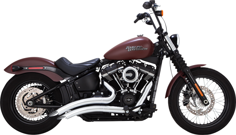 VANCE & HINES Big Radius Exhaust System - Chrome - '18-'24 SOFTAIL MODELS