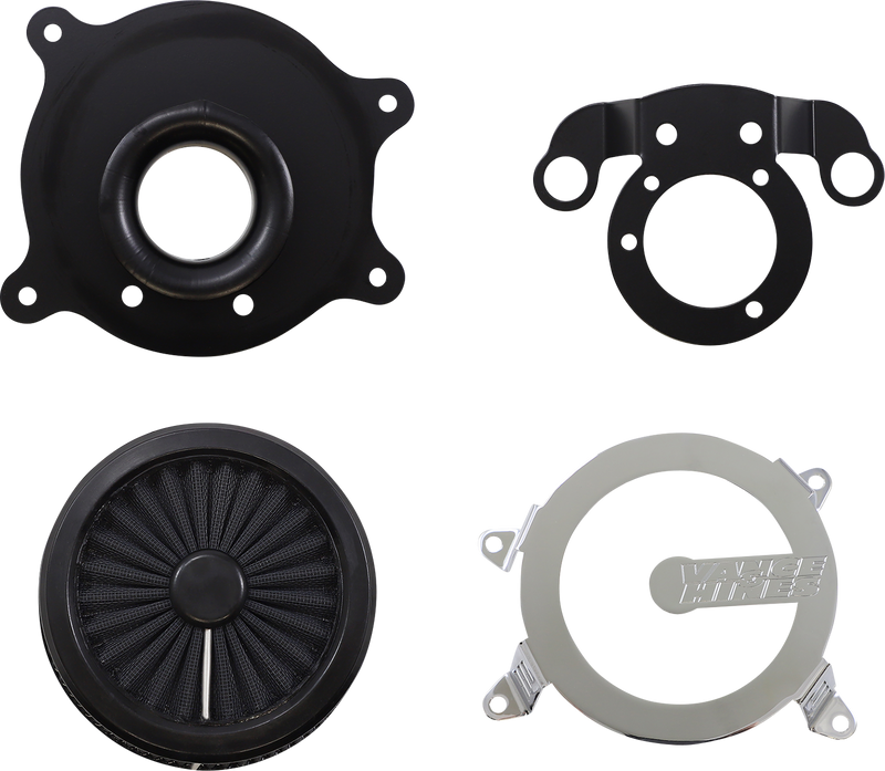 VANCE & HINES VO2 Cage Fighter Air Intake Kit - Chrome -'91-'22 SPORTSTER