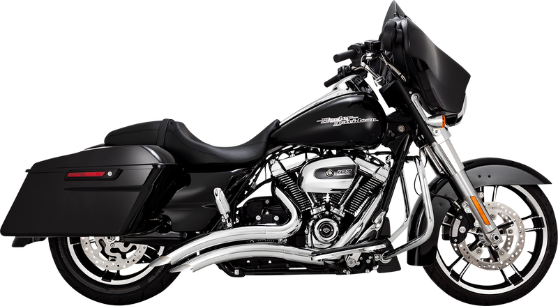 VANCE & HINES Big Radius Exhaust System - Chrome - '17-'24 TOURING MODELS