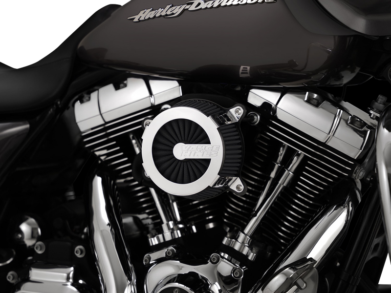 VANCE & HINES VO2 Cage Fighter Air Intake Kit - Chrome -'91-'22 SPORTSTER