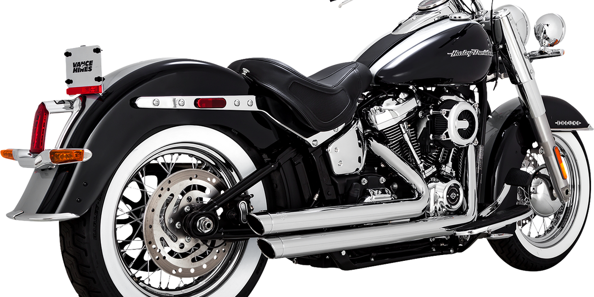 VANCE & HINES Big Shots Staggered 2-into-2 Exhaust System - Chrome