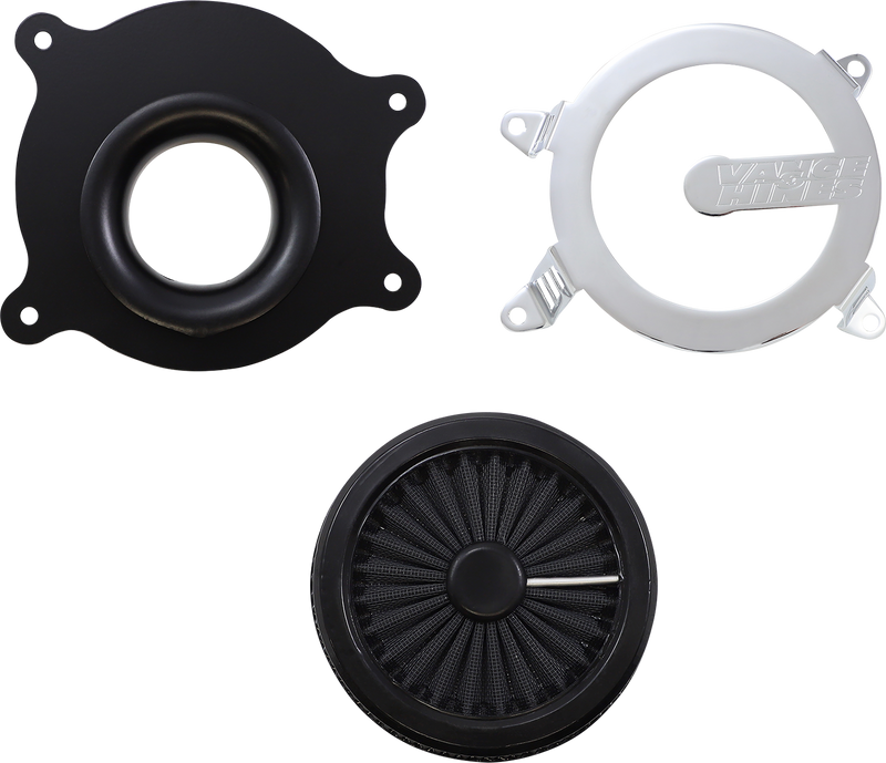 VANCE & HINES VO2 Cage Fighter Air Intake Kit - Chrome -'17-'245 SOFTAIL & TOURING