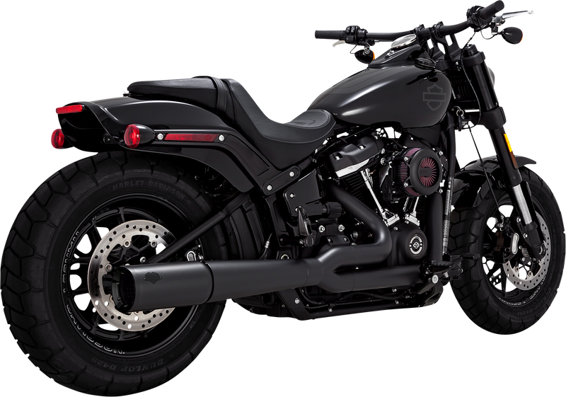 VANCE & HINES Pro Pipe Exhaust System - Black - '18-'24 SOFTAIL MODELS