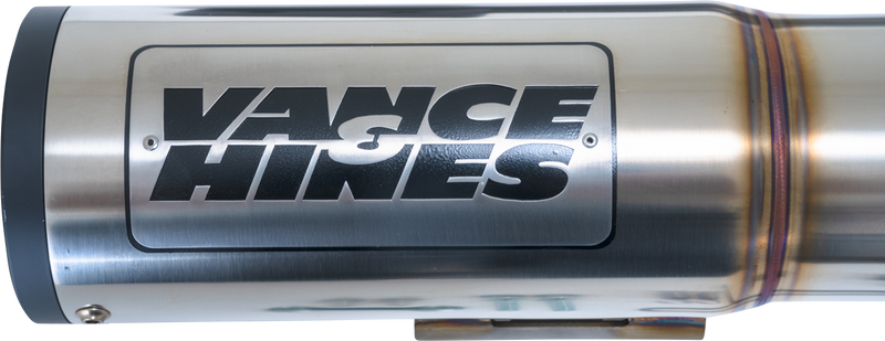 VANCE & HINES Hi-Output RR Exhaust System - Brushed - '17-'23 TOURING MODELS