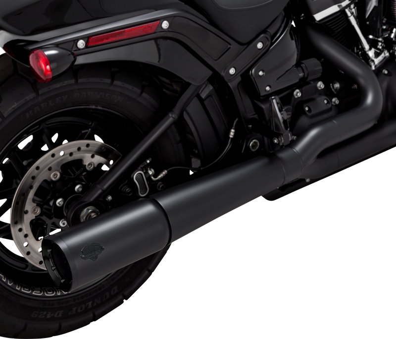 VANCE & HINES Pro Pipe Exhaust System - Black - '18-'24 SOFTAIL MODELS