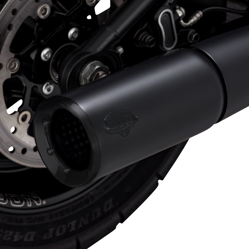 VANCE & HINES Pro Pipe Exhaust System - Black - '18-'24 SOFTAIL MODELS