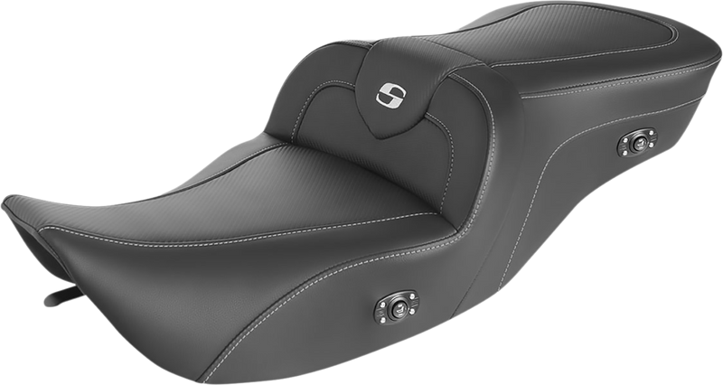 SADDLEMEN Heated Roadsofa™ Seat - Carbon Fiber - Touring '97-'07