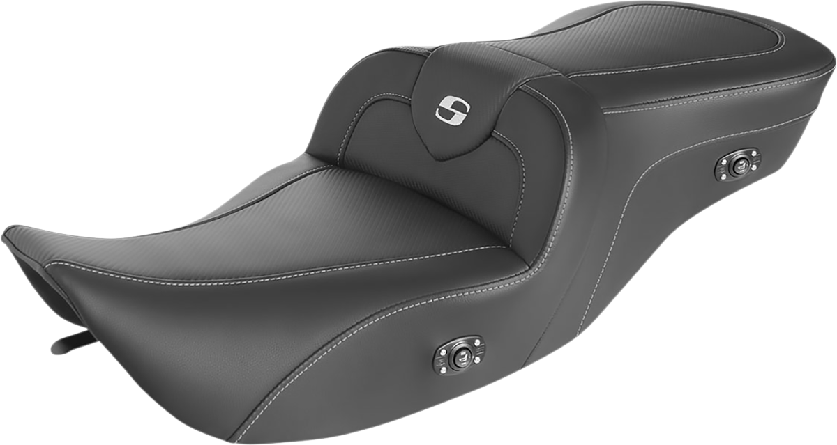 SADDLEMEN Heated Roadsofa* Seat - Carbon Fiber - '97-'07 TOURING
