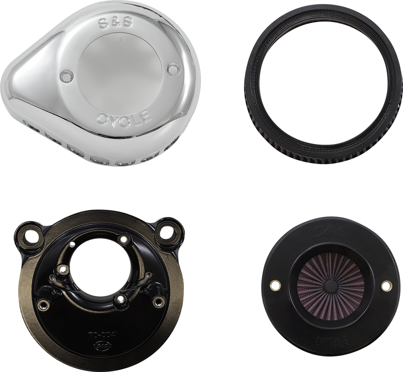 S&S CYCLE Air Stinger Stealth Air Cleaner Kit - Black