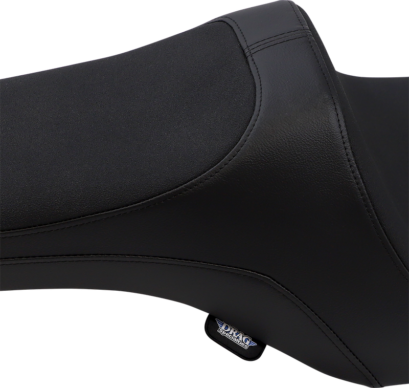 DRAG SPECIALTIES Predator III Slip Stop Smooth Vinyl Seat - Black - Touring '08-'23